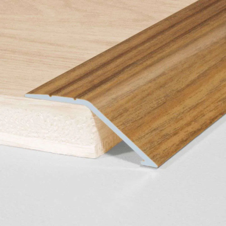 A47 41mm anodised aluminium self adhesive door threshold ramp profile for smooth UK floor transitions