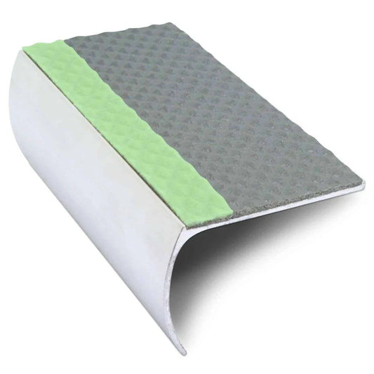  Aluminium Non Slip Stair Nosing Edge Trim With Pvc Insert