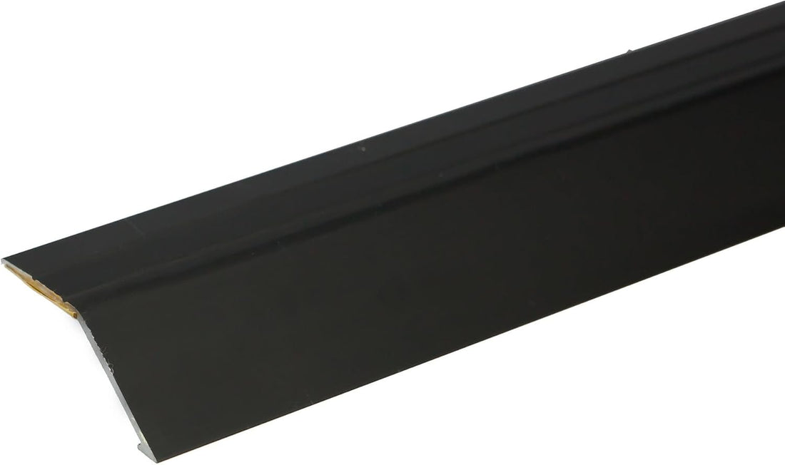41mm aluminium threshold strip connecting laminate and tile floors