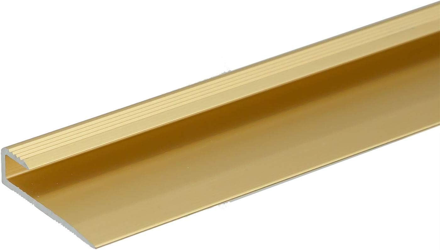 Anodised Aluminium LVT U Edging Threshold – 5mm Vinyl Flooring Trim