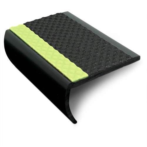 ASB 65 x 36mm Non Slip Tredsafe Aluminator® Slimline PVC Stair Nosing