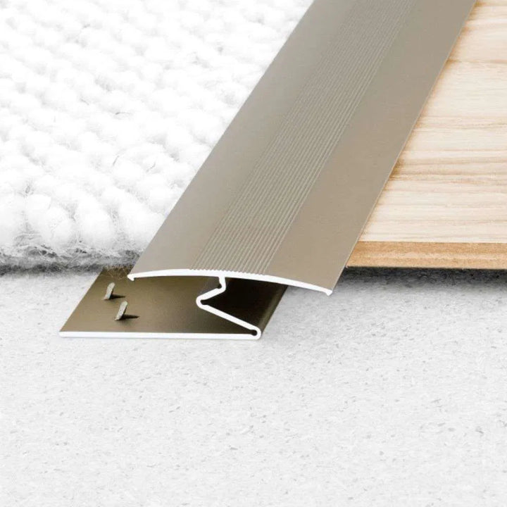C69 35mm Anodised Aluminium Z Carpet Profile | Edge Protection & Durable Finish