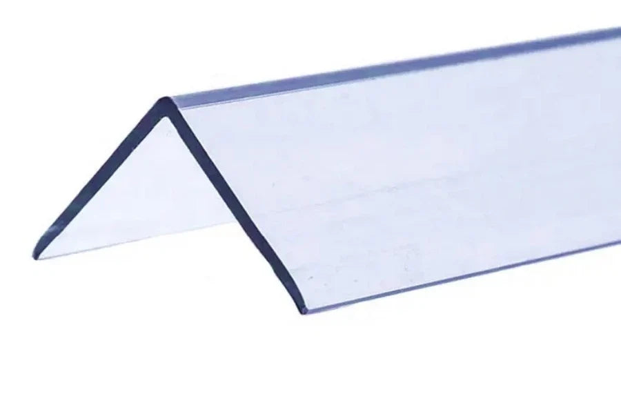 Clear Edge Protector Transparent PVC Plastic Corner Angle Trim 90°