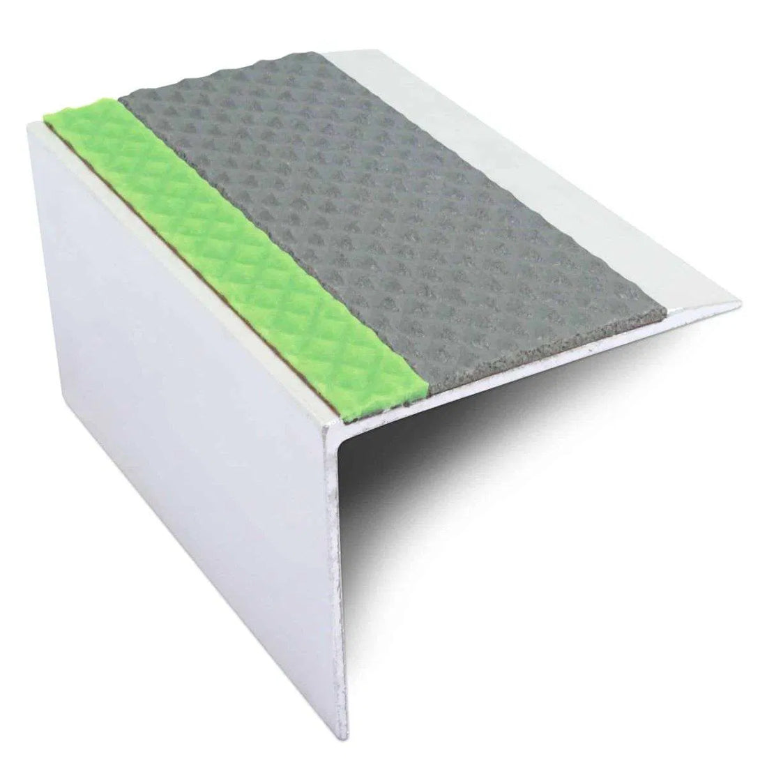 ASL21 67x55mm TredSafe Aluminium Stair Nosing | DDA Compliant & Non-Slip 2