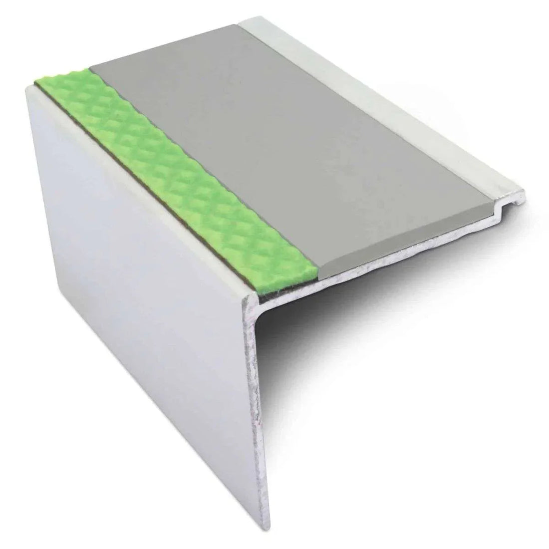AHD17 60x55mm Non Slip Tredsafe DDA Compliant Stair Nosing for Commercial and Public UK Stairs 3