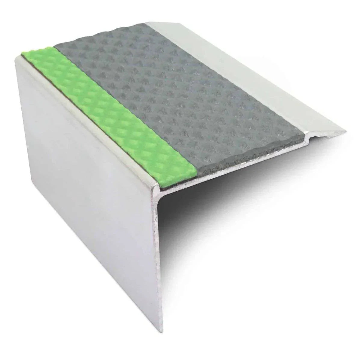 AHD22 72x55mm Non Slip Tredsafe DDA Compliant Stair Nosing for Commercial and Public UK Stairs 3