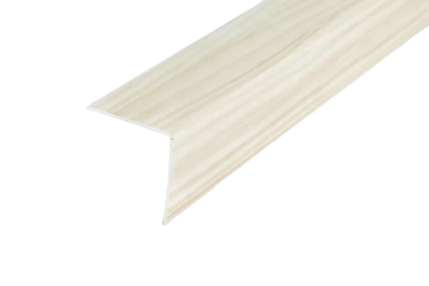 PVC Plastic Edge Protector Moulding Wood Effect Corner Angle Trim 90°