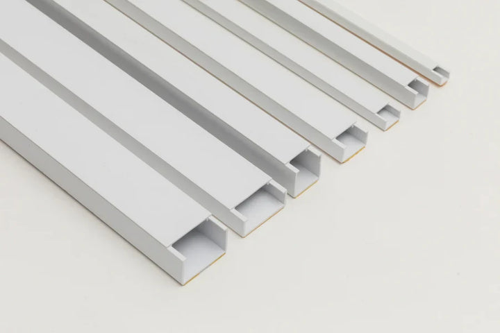 Self-Adhesive White PVC Plastic Cover Mini Cable Trunking Wire Conduit