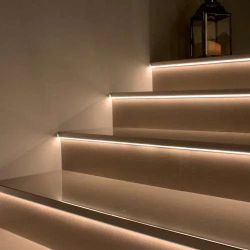 Vision Step NLD Stair Lighting Tile-Edge System | Safe & Stylish Stair Lighting