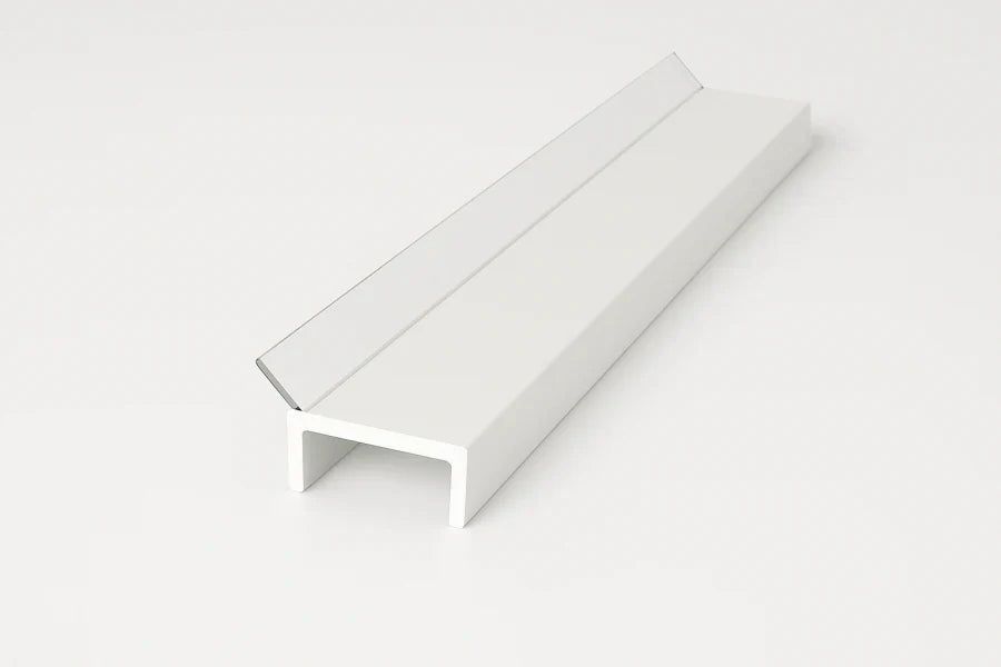 White Kickboard Trim MDF Panel Cover PVC Plinth Sealing Strip