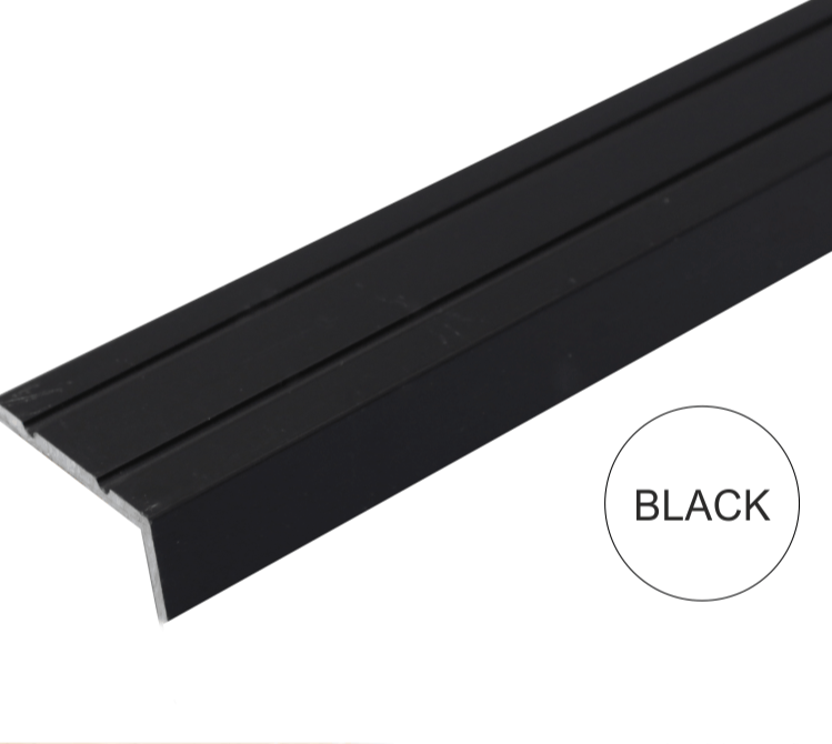 NAS 30×20 Aluminium Retro Fit Self Adhesive Non Slip Stair Nosing