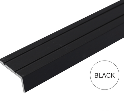 NAS 30×20 Aluminium Retro Fit Self Adhesive Non Slip Stair Nosing