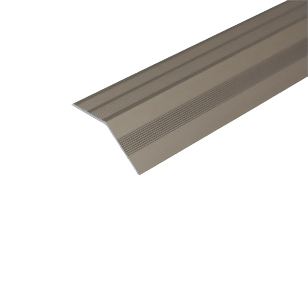 A39 37mm anodised aluminium door threshold ramp profile for smooth UK floor height transitions 3