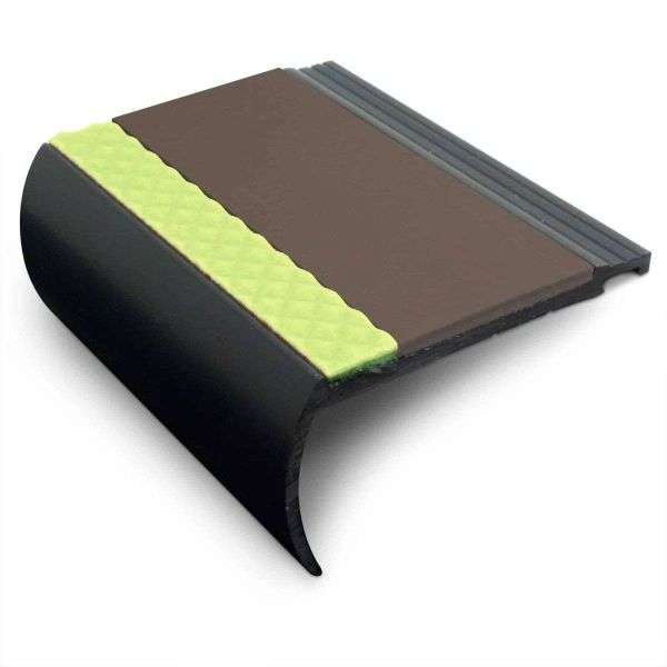 AHB 72 x 38mm Aluminator® Heavy Duty PVC Non Slip Stair Nosing