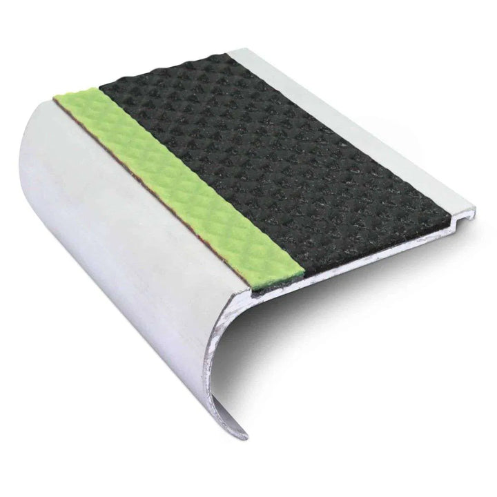 AHD07 70x40mm Non Slip Tredsafe Stair Nosing for Commercial and Public UK Stair Safety