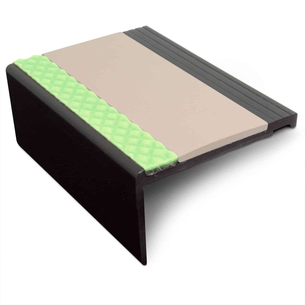 AHP 67.5 x 39mm Aluminator® Heavy Duty PVC Non Slip Stair Nosing