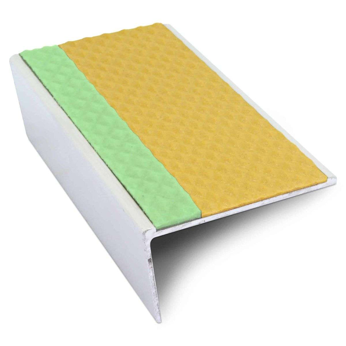ASL02 Tredsafe 57x32mm Aluminium Non Slip Stair Nosing Edge Trim With Pvc Insert