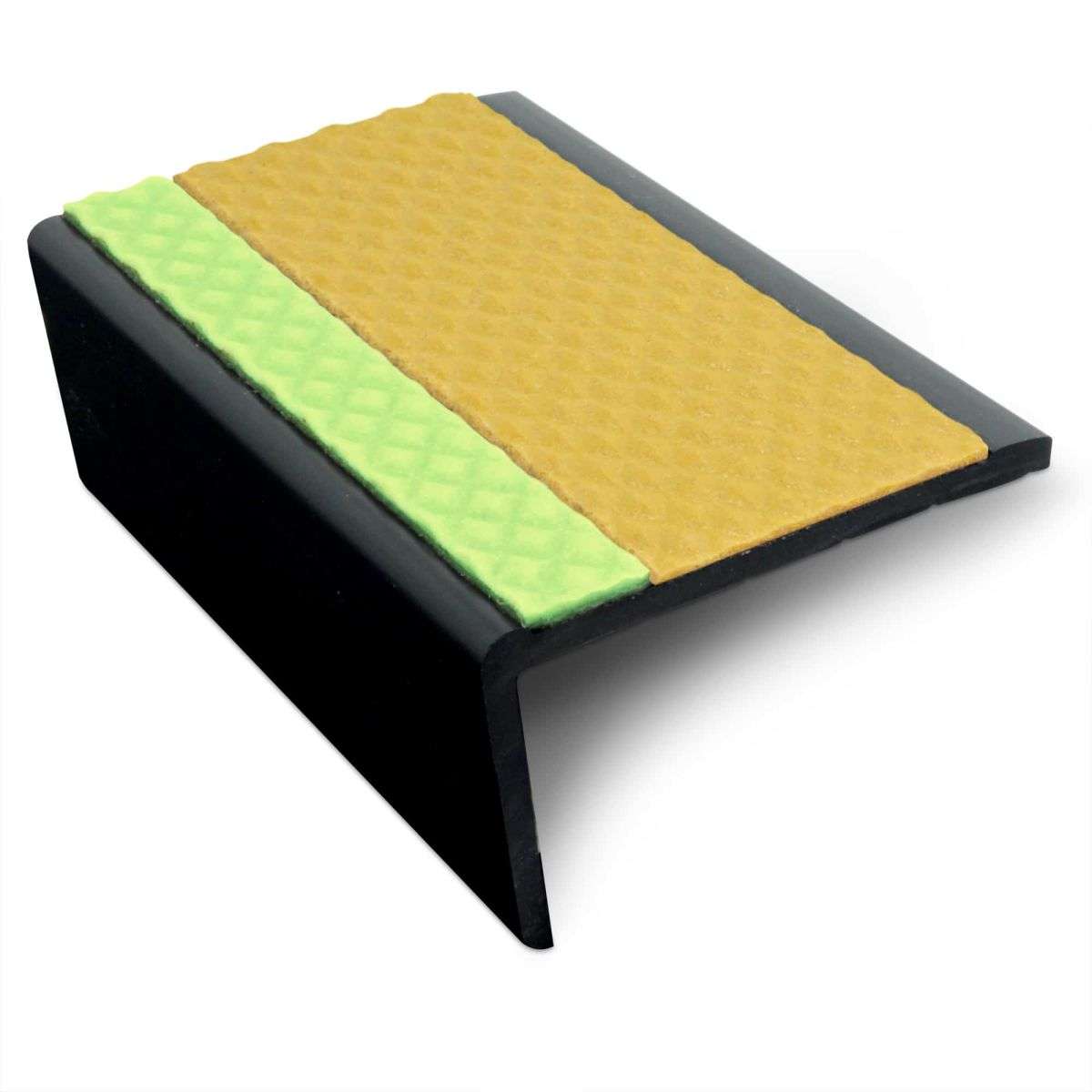 ASR – 63 x 35mm Tredsafe Non Slip Aluminator® Slimline PVC Stair Nosing