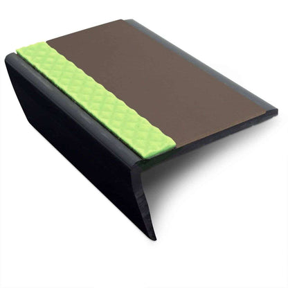 ASR – 63 x 35mm Aluminator® Slimline PVC Non Slip Stair Nosing