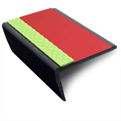 ASR – 63 x 35mm Aluminator® Slimline PVC Non Slip Stair Nosing