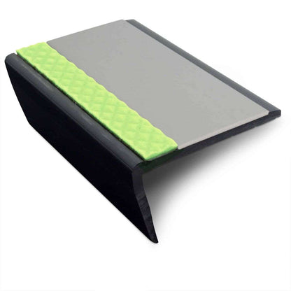 ASR – 63 x 35mm Aluminator® Slimline PVC Non Slip Stair Nosing