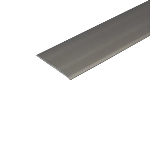 A08 35mm anodised aluminium flat door threshold profile for UK doorways and smooth floor transitions 5
