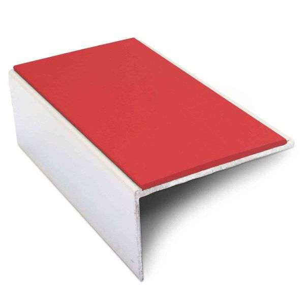 NSL01 56 x 32mm Aluminium Non Slip Stair Nosing Edge Trim With Pvc Insert