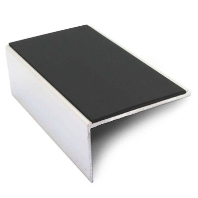 NSL01 56 x 32mm Aluminium Non Slip Stair Nosing Edge Trim With Pvc Insert