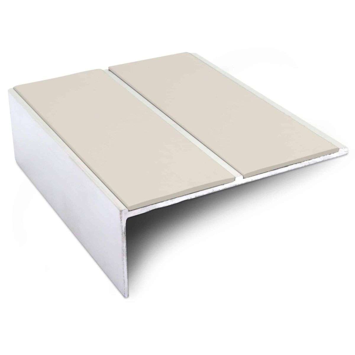 NSL09 85 x 32mm Aluminium Non Slip Stair Nosing Edge Trim With Pvc Insert