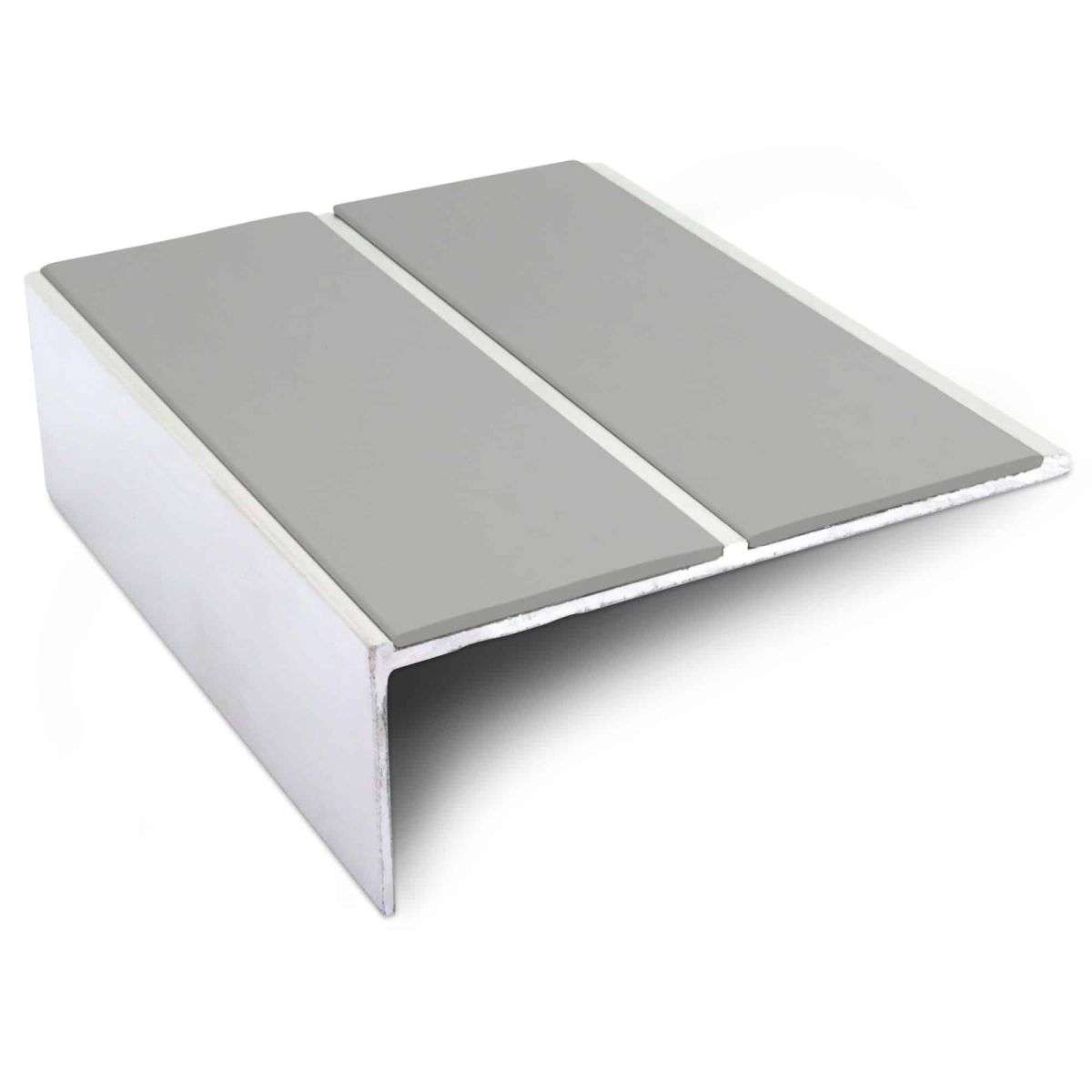 NSL09 85 x 32mm Aluminium Non Slip Stair Nosing Edge Trim With Pvc Insert