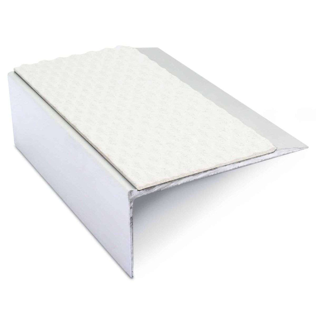 NSL15 Tredsafe 66 x 32mm Aluminium Non Slip Stair Nosing Edge Trim With Pvc Insert