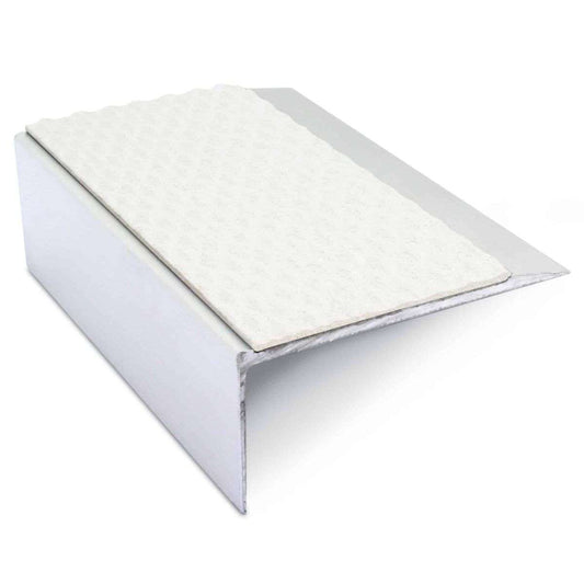 NSL15 Tredsafe 66 x 32mm Aluminium Non Slip Stair Nosing Edge Trim With Pvc Insert