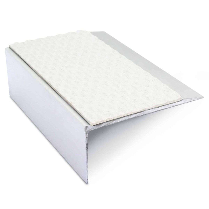 NSL15 Tredsafe 66 x 32mm Aluminium Non Slip Stair Nosing Edge Trim With Pvc Insert