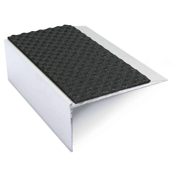 NSL15 Tredsafe 66 x 32mm Aluminium Non Slip Stair Nosing Edge Trim With Pvc Insert
