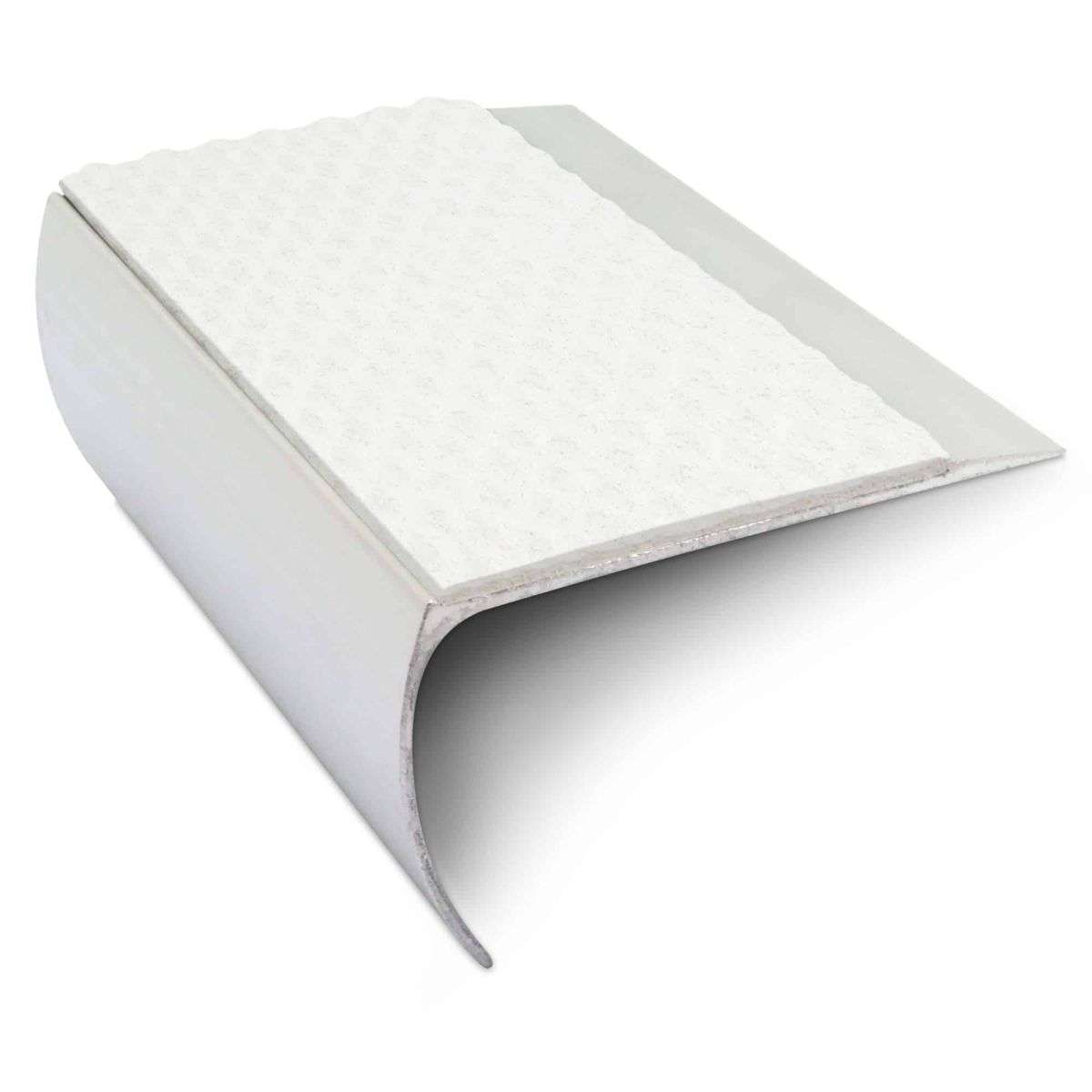 NSL25 Tredsafe 69 x 40mm Aluminium Non Slip Stair Nosing Edge Trim With PVC Insert