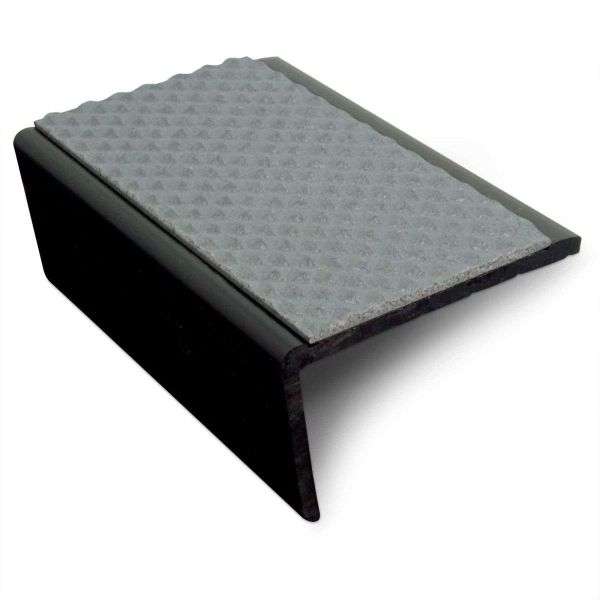 NSP – 56 x 32.5mm Slimline Hard Nose PVC Tredsafe Non Slip Stair Nosing