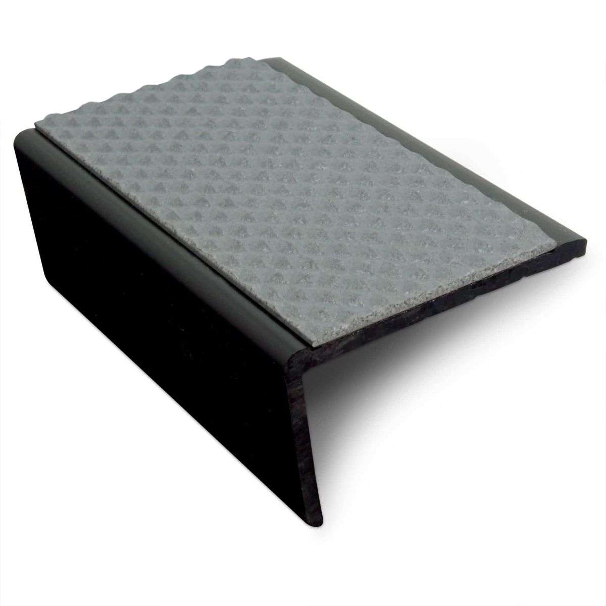 NSP – 56 x 32.5mm Slimline Hard Nose PVC Tredsafe Non Slip Stair Nosing
