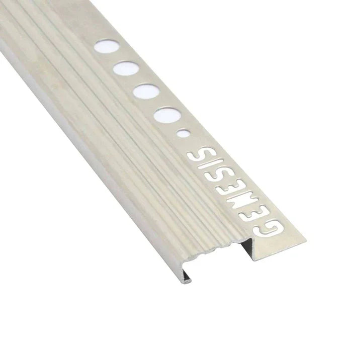 NSS - Stainless Steel Tile-In Non Slip Stair Nosing