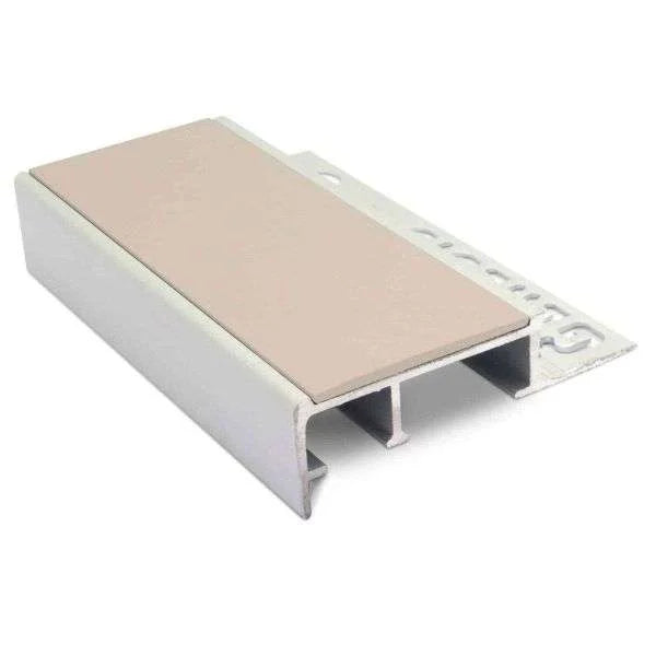NTS – 2.8m Slimline Ceramic Tile-In Non Slip Stair Nosing