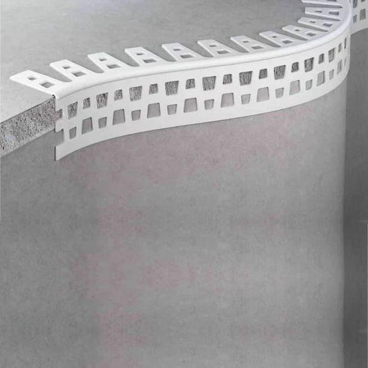 10 X 25x25 PVC Flexible Arch Corner Bead for Render and Plaster