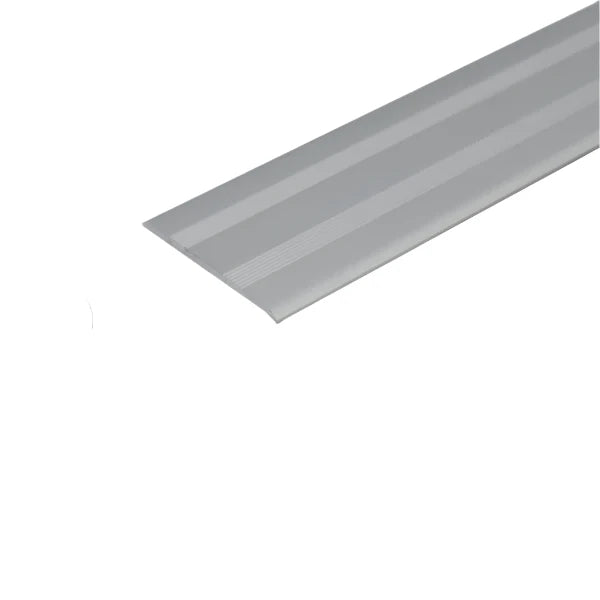 A08 35mm anodised aluminium flat self adhesive door threshold strip for UK floor transitions 6