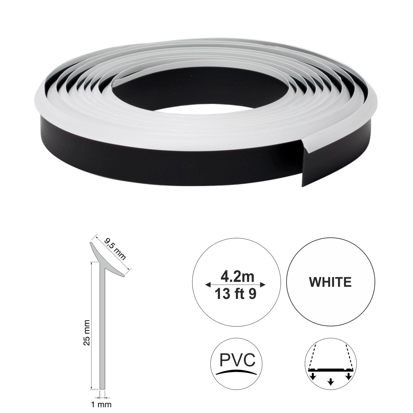 Flexible Worktop Seal Strip Trim